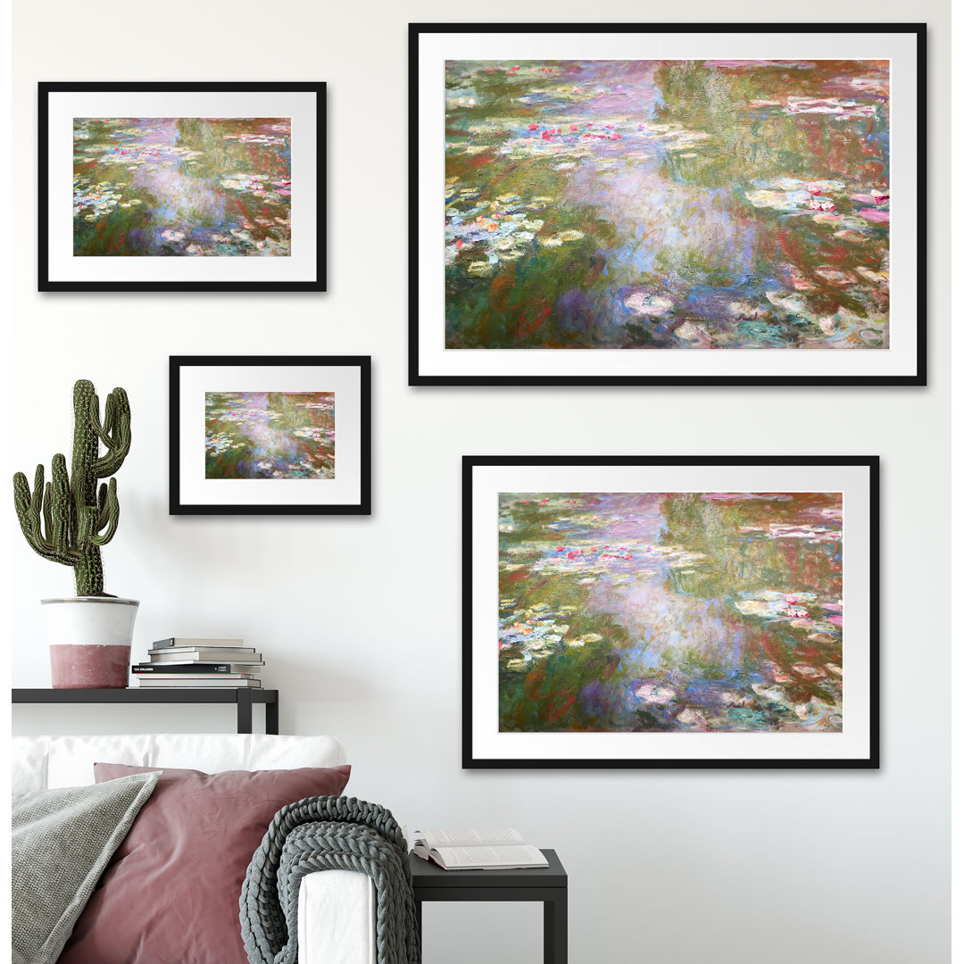 Gerahmter Kunstdruck Lily Pond von Claude Monet