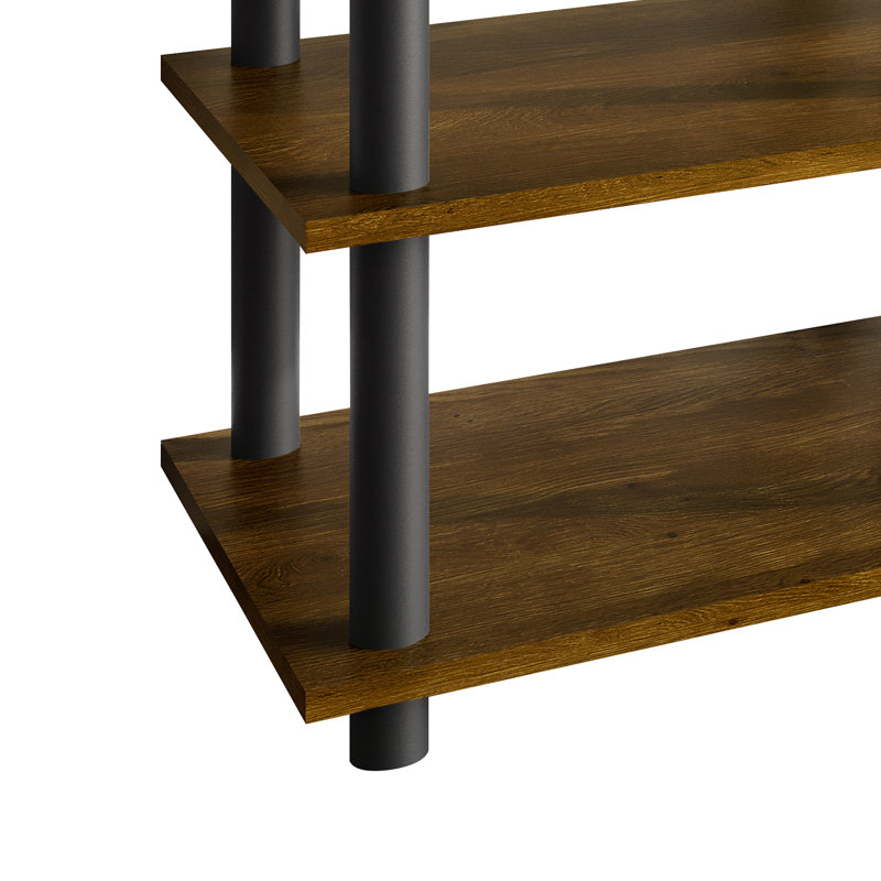 Meuble télé 3 niveaux Easy Twist, Brun