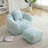 Boneless Bean Bag Chair Floor Sofa With Footstool-697919590
