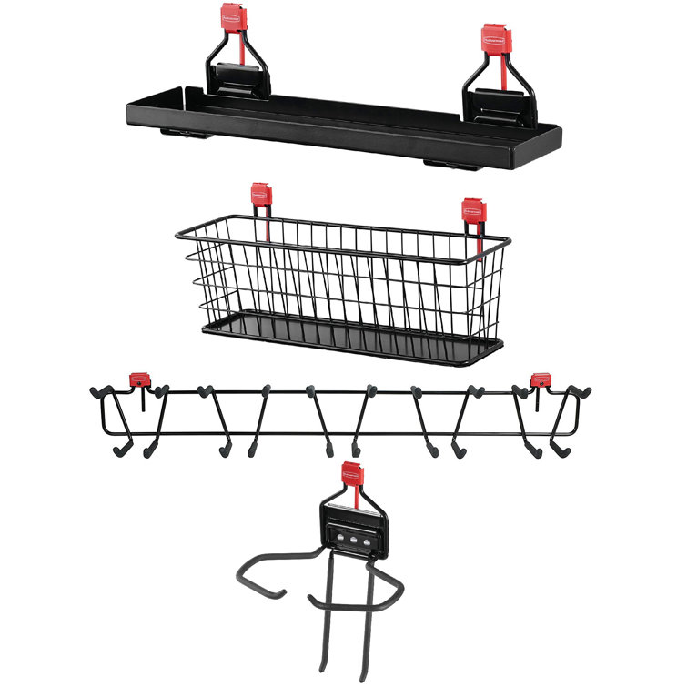 4 Piece Slatwall Bins & Baskets