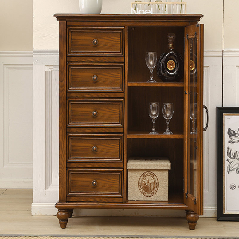 Armoire de rangement de salon rétro