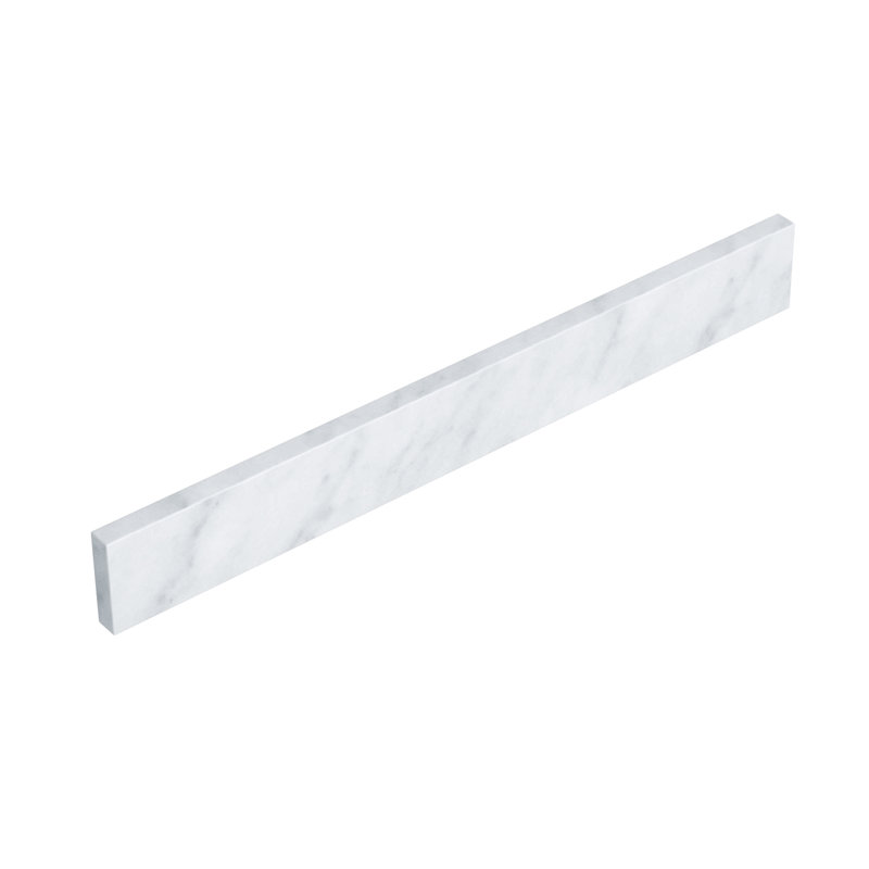 Dosseret de remplacement de 24 pouces en marbre de Carrare blanc