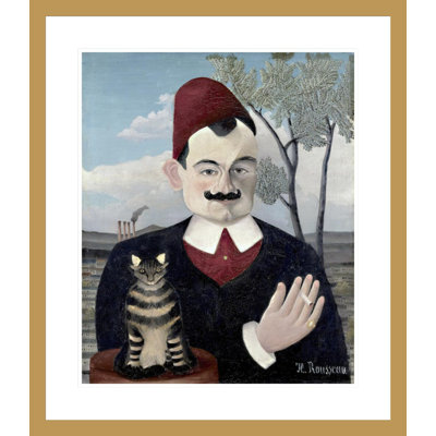 «Portrait of Monsieur X» par Henri Rousseau, impression giclée sur cadre