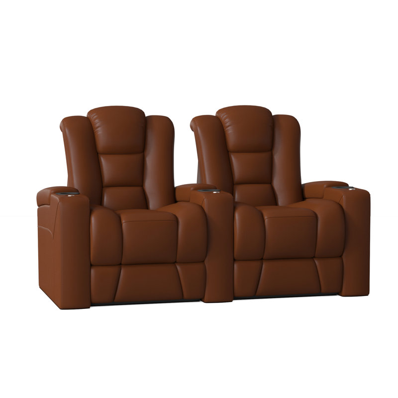 Sièges de rangée home cinéma, Cognac luxueux