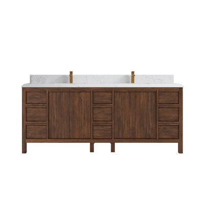 Ensemble de meuble-lavabo double 84 po Elizabeth