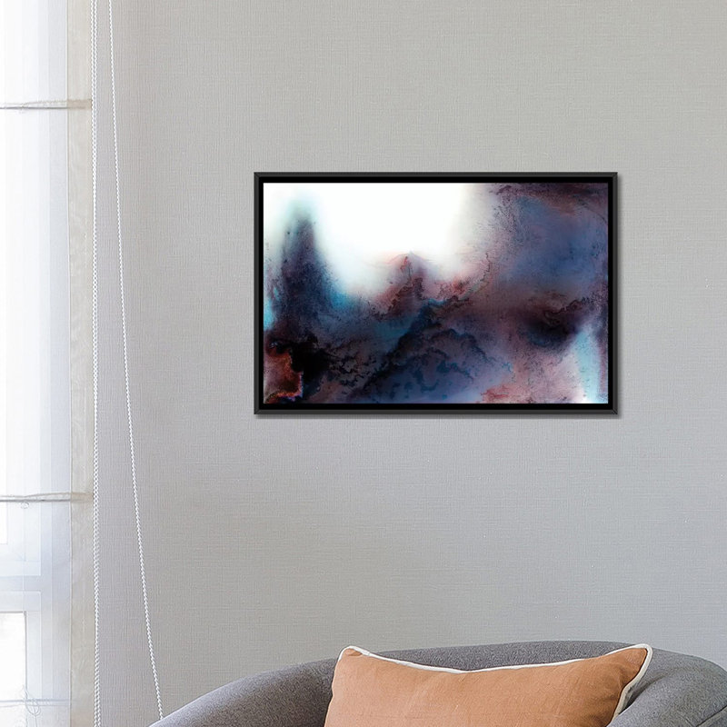 «Rift» par Spell rebond Fine Art - reproduction d'art, Toile avec cadre noir, H 18 po x l 26 po x P 1,5 po, Pas de tapis