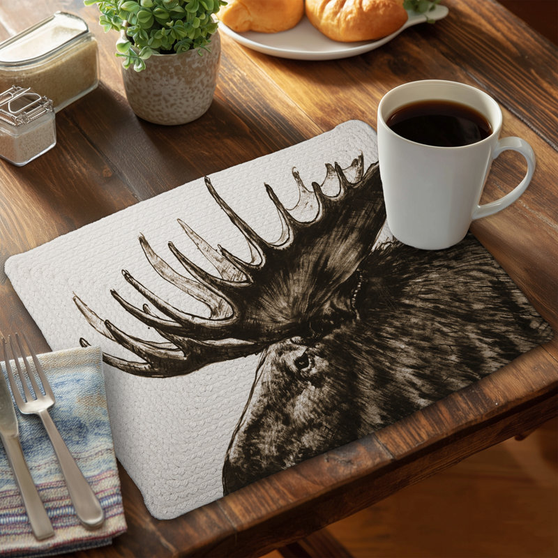 Napperon Moose Plume