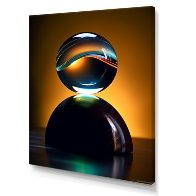 Sapphire Strike Ball Reflection I - Bowling, art mural sur toile