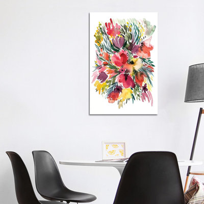Floral Bouquet V by Albina Bratcheva - Wrapped Canvas Print