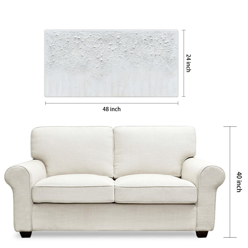 White Snow A by Martin Edwards 3D Oil Painting Canvas Wall Art