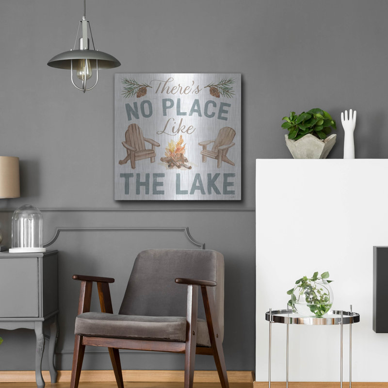  «Rustic Retreat 8» par Silvia Vassileva, art mural en métal, H 24 po x l 24 po