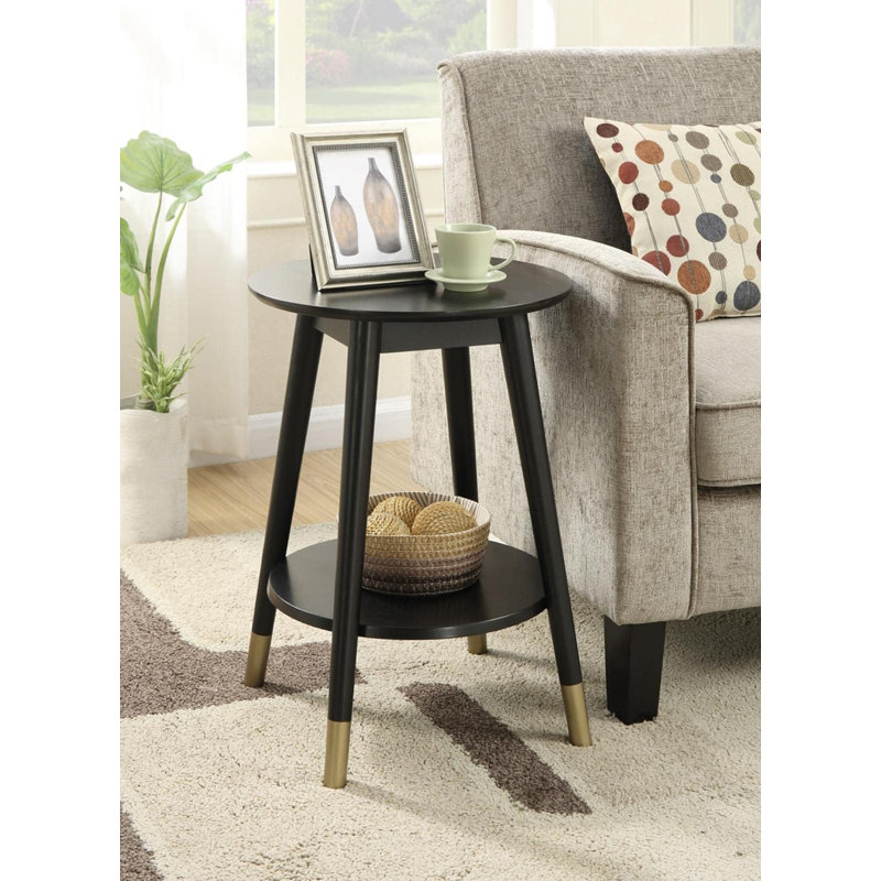 Decebal End Table, Black