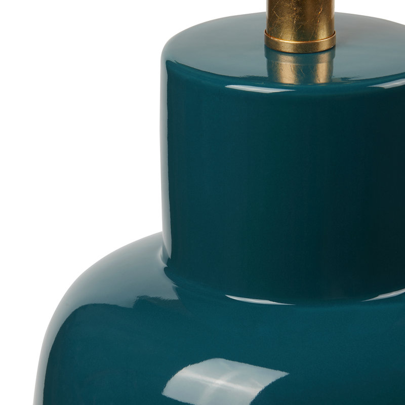 Kylie Lamp Without Shade, Dark Teal