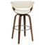 Tabouret de bar pivotant Écru-475466776