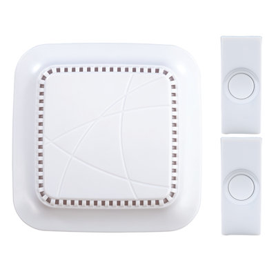 White Wireless Doorbell Kit