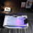 59 in. Acrylic Alcove Whirlpool Bathtub - Hydromassage Rectangular Jetted Soaking Tub with Center Drain