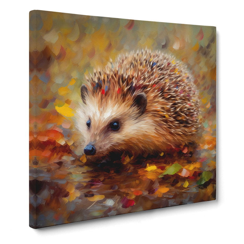 Hedgehog Impressionism - No Frame Print