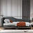 Upholstered Daybed With Headboard And Armrest-658167716-658167717