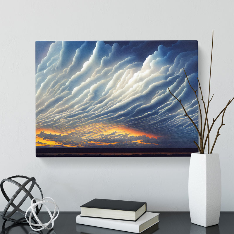 Cloudy Sky Sunrise Vol.2 - Wrapped Canvas, 40cm H x 60cm W x 3cm D
