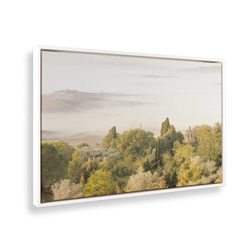 Impression sur toile roulée Nature's Veil, Cadre opaque blanc, H 32,75 po x l 48,75 po x P 1,75 po