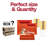 Burnt Orange Square Disposable Plastic Tableware Set - 120 Settings