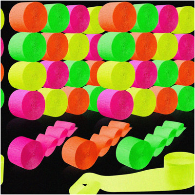 Party Streamers Light Purple 18 Pcs 27.6 Inch