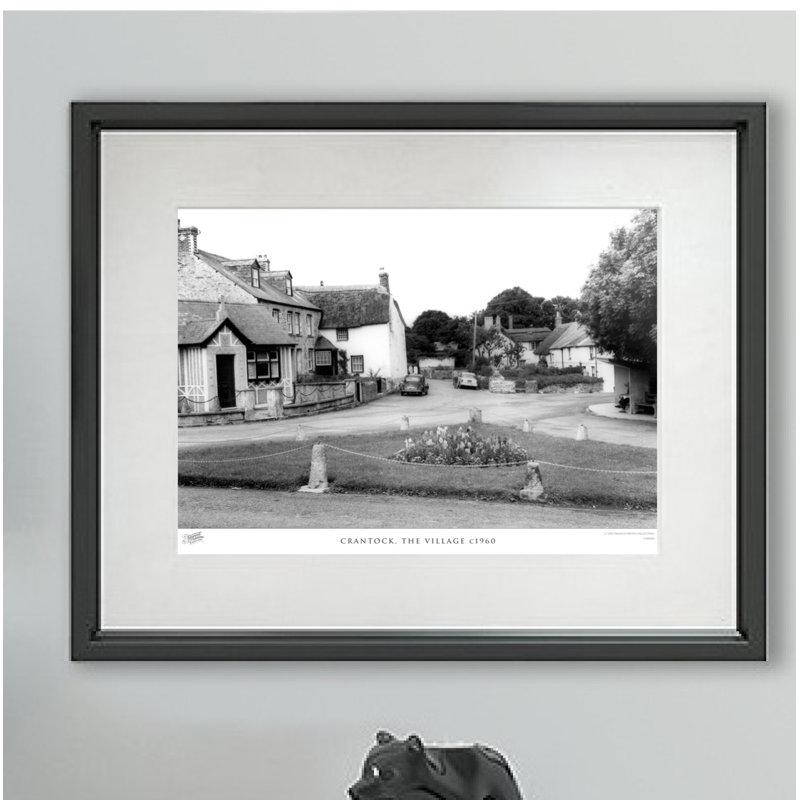 Crantock, The Village C1960 - Single Picture Frame Print, 60cm H x 80cm W x 2.3cm D