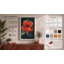 Hibiscus in Deep Teal Botanical - Wrapped Canvas-199484172-199484176