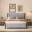 Mid-Century Upholstered Platform Bed Frame-810372435