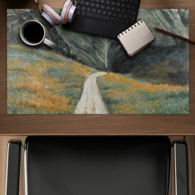 Mountainous landscape - 14.00"x24.25" Desk mat
