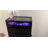 Arching Modern 5-Drawer Dresser With Led Lights & Glass Display Top, Fluted Chest Of Drawers For Bedroom,White-1721102343