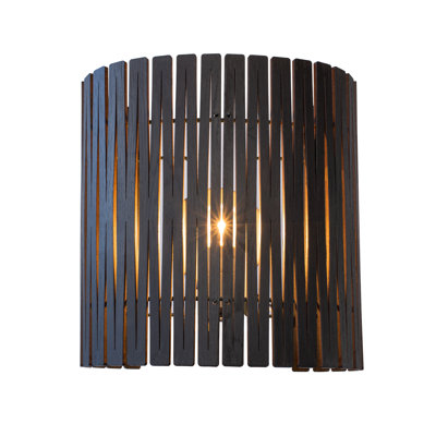 Kerflights Wood Kerf Sconce Light - S2