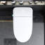 Toilette intelligente bidet - ouverture / fermeture automatique, capteur de pied, séchage à l'air chaud, chasse d'eau, porcelaine blanche, lavage des femmes