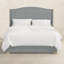 Upholstered Wingback Bed-123162521-123162509