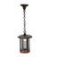 Luminaire suspendu cylindrique de style lanterne à 1 lumière Ph Wilson