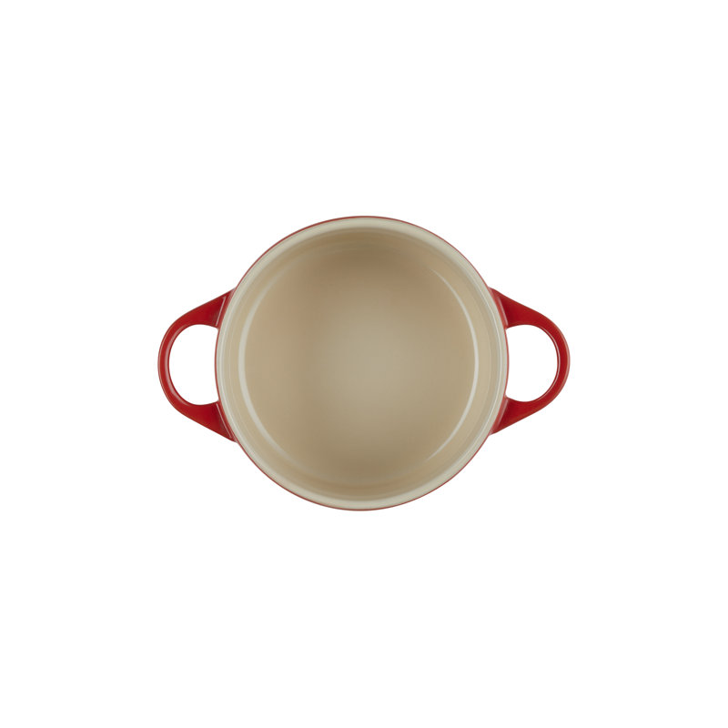 Le Creuset Stoneware Mini Round Cocotte, 14oz., Cerise