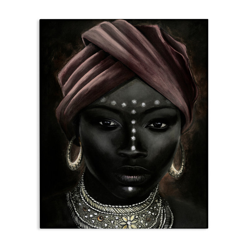 Art mural sur toile Stoic & Elegant Woman, design par Design Fabrikken, H 40 po x l 30 po