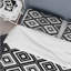 Ensemble de housse de couette Modern Black Trellis II-109144477