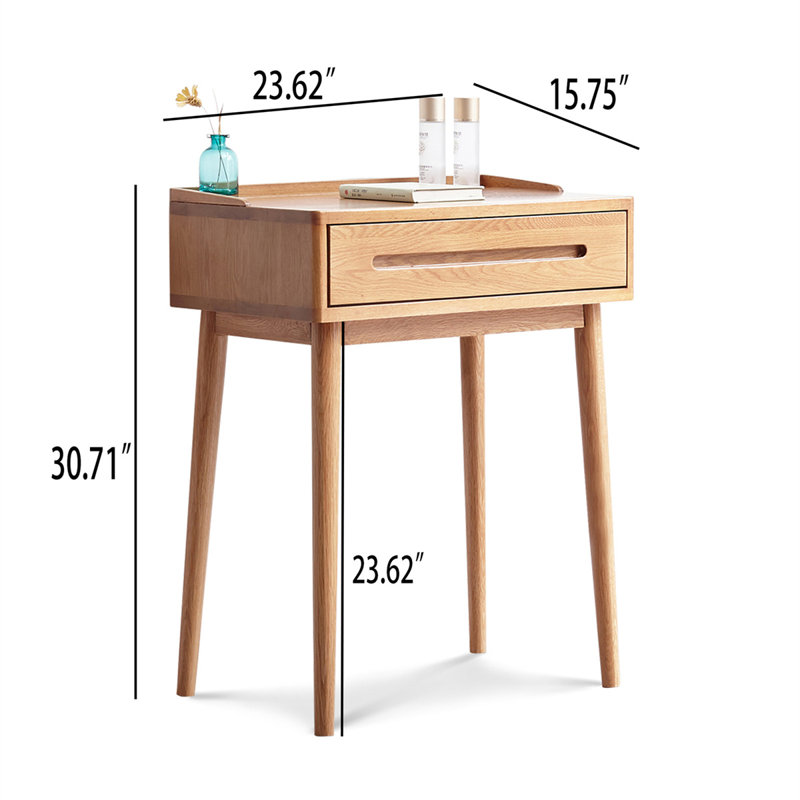 Heathr Solid Wood Writing Desk