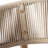 Modern Coastal Acacia Wood Rope Outdoor Conversation Set With MGO Side Table