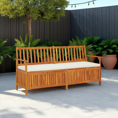 Banc de rangement en bois Influencer