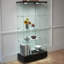 Vitrine à assemblage rapide avec tiroirs, idéale pour mettre en valeur des objets de collection et organiser des objets de valeur dans n'importe quel espace de vie-954583762
