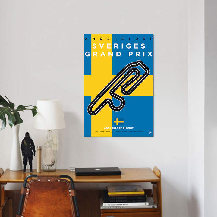 Impression sur toile, "Minimal Movie", H 40 po x l 26 po x P 1,5 po, Toile tendue, Pas de tapis