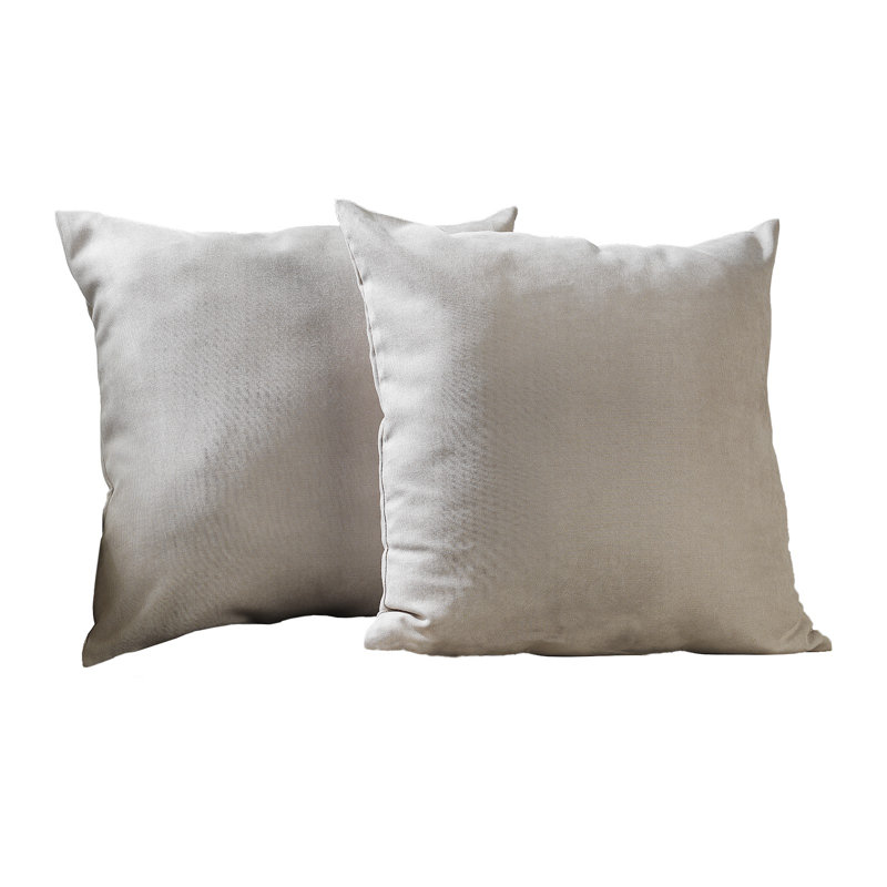 Housses de coussin décoratif, H 22 po x l 22 po, Ligth Stone