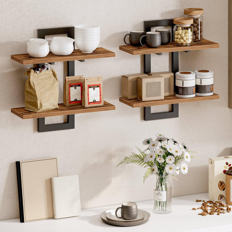 Aimie 2 Piece Bracket Shelf