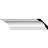 2 1/4"H x 2 1/4"P x 3"F x 94 1/2"L Eris Smooth Crown Moulding