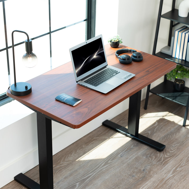 De table, Noyer foncé, 1-Piece, 43" x 24"