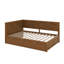 Lit de jour simple en bois avec tiroirs-487027246