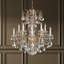 New Orleans 10 Light 28in x 31in Chandelier in Heirloom Gold with Clear Radiance Crystals-1144233464-1144233471