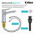 KRAUS Indy Bathroom Faucet In Spot-Free With Single Handle, Pop Up Drain And Supply Lines-107426076